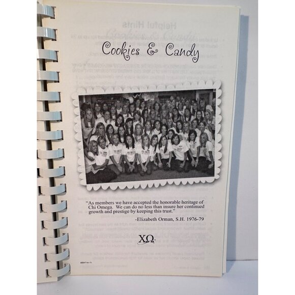 Cooking With Chi Omega SFA Cookbook Recipes Remembrance 2008 Stephen F Austin - Picture 13 of 14